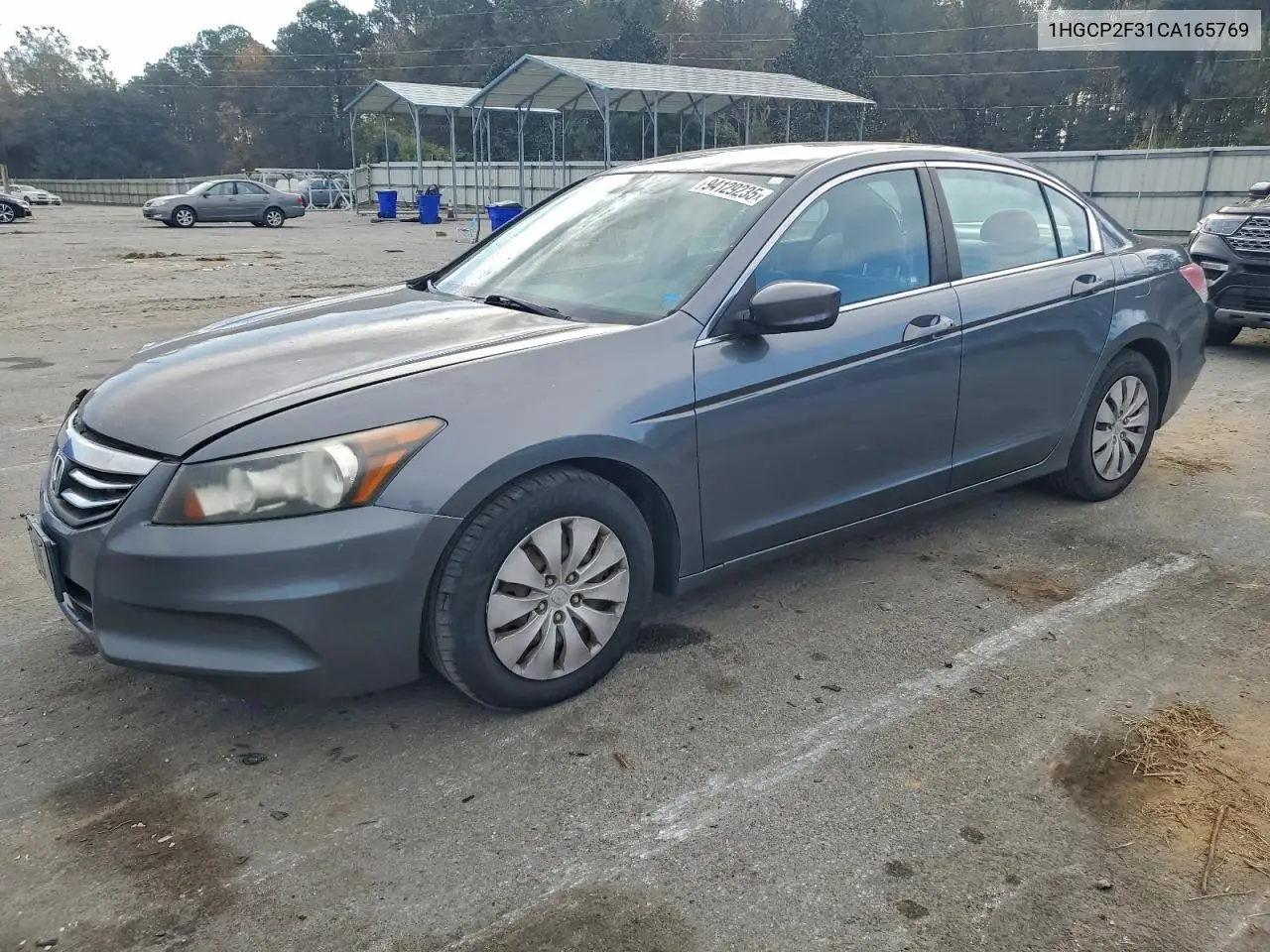 1HGCP2F31CA165769 2012 Honda Accord Lx
