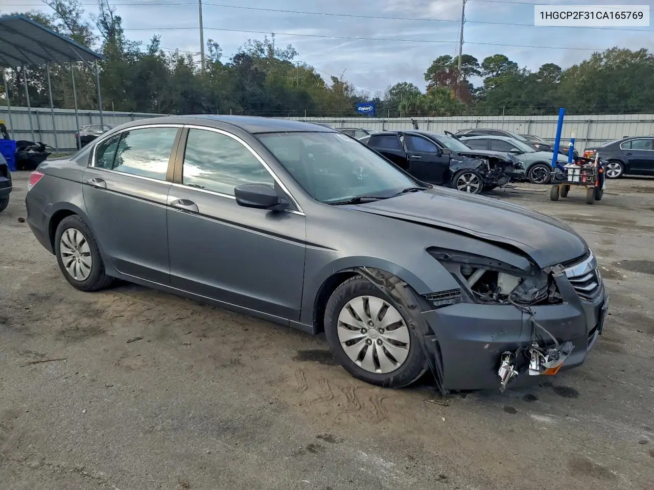 1HGCP2F31CA165769 2012 Honda Accord Lx