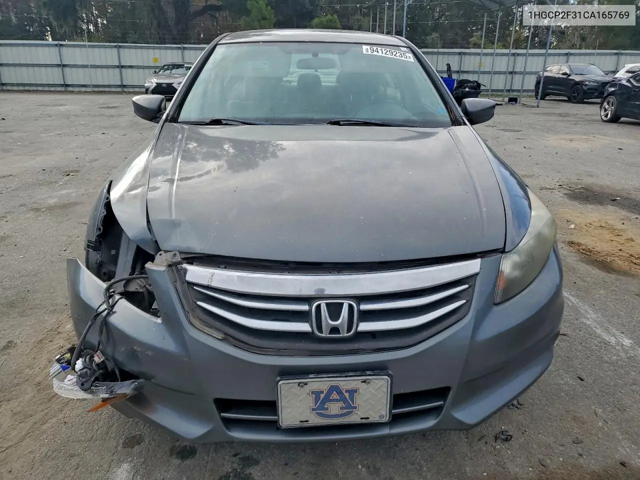 1HGCP2F31CA165769 2012 Honda Accord Lx