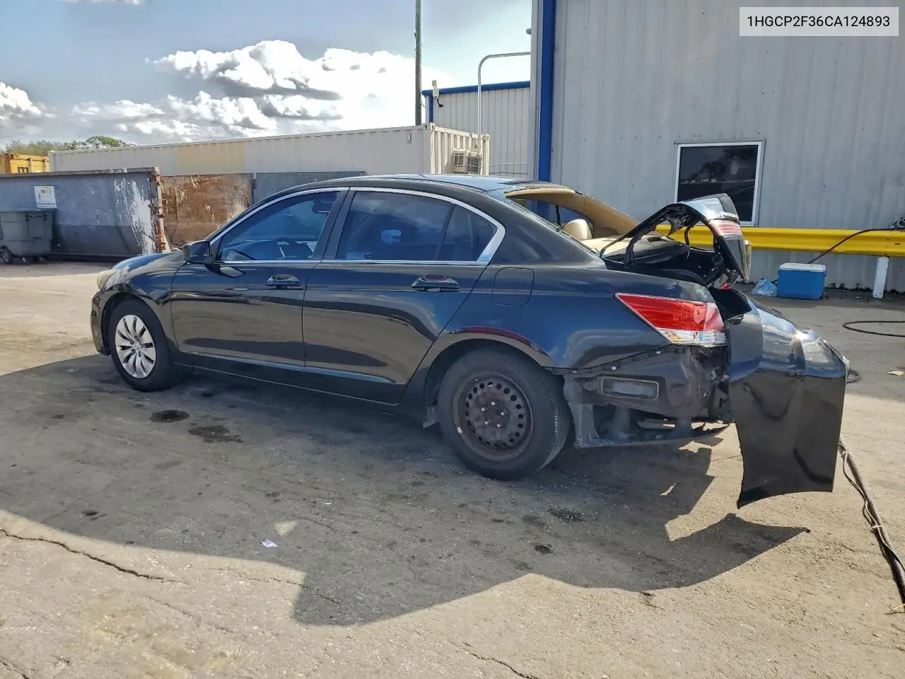 1HGCP2F36CA124893 2012 Honda Accord Lx