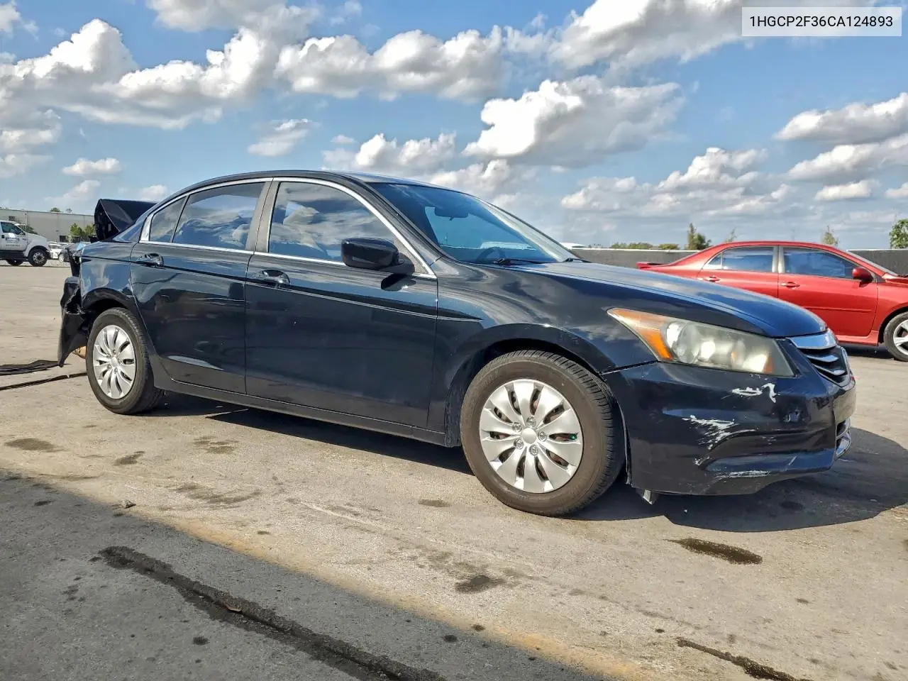 1HGCP2F36CA124893 2012 Honda Accord Lx