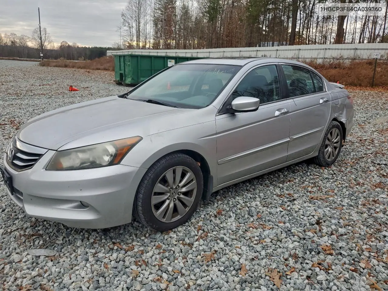 1HGCP3F84CA039360 2012 Honda Accord Exl