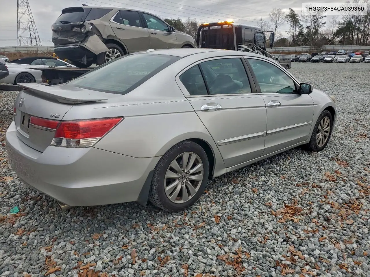 1HGCP3F84CA039360 2012 Honda Accord Exl
