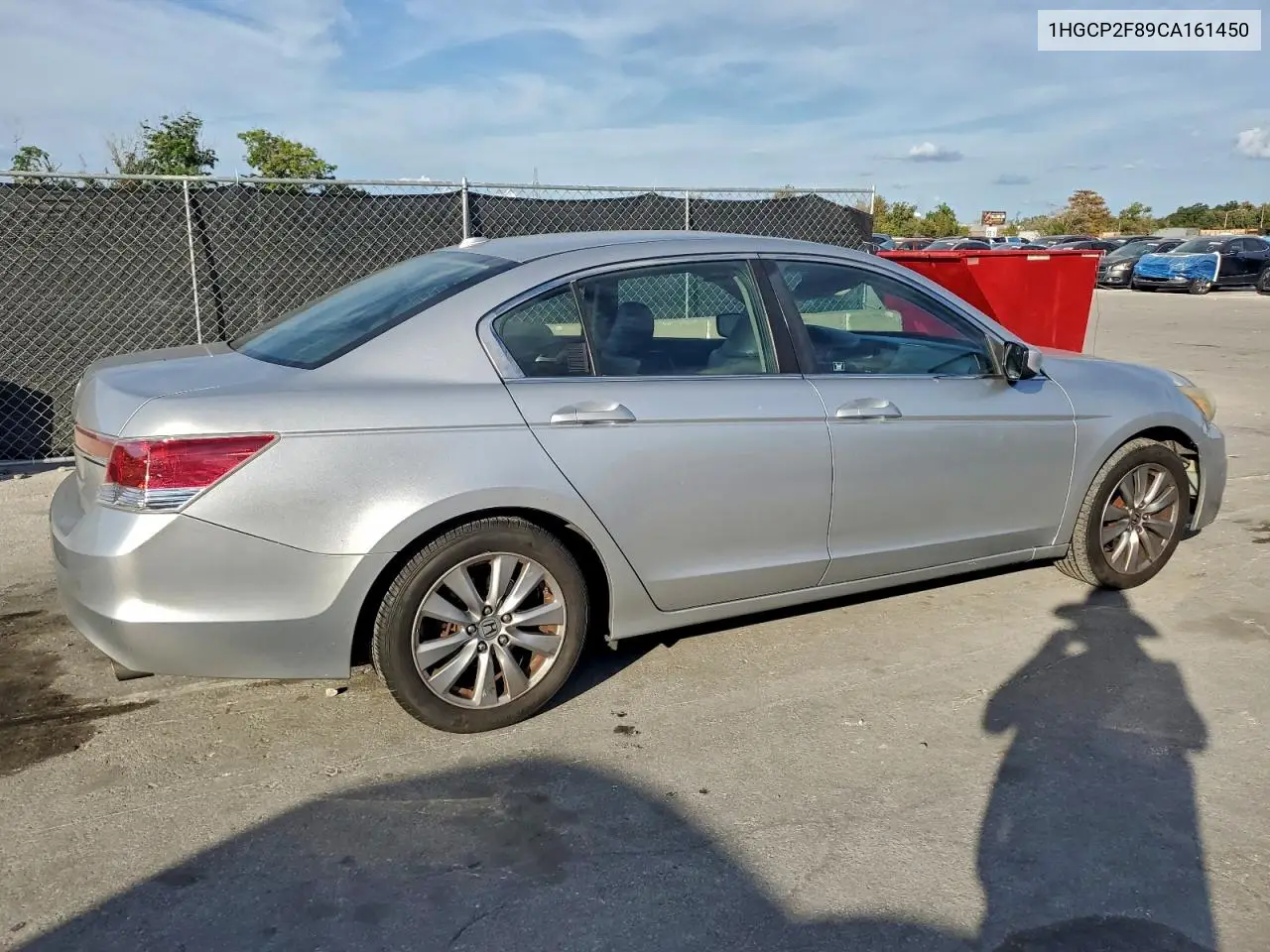 1HGCP2F89CA161450 2012 Honda Accord Exl