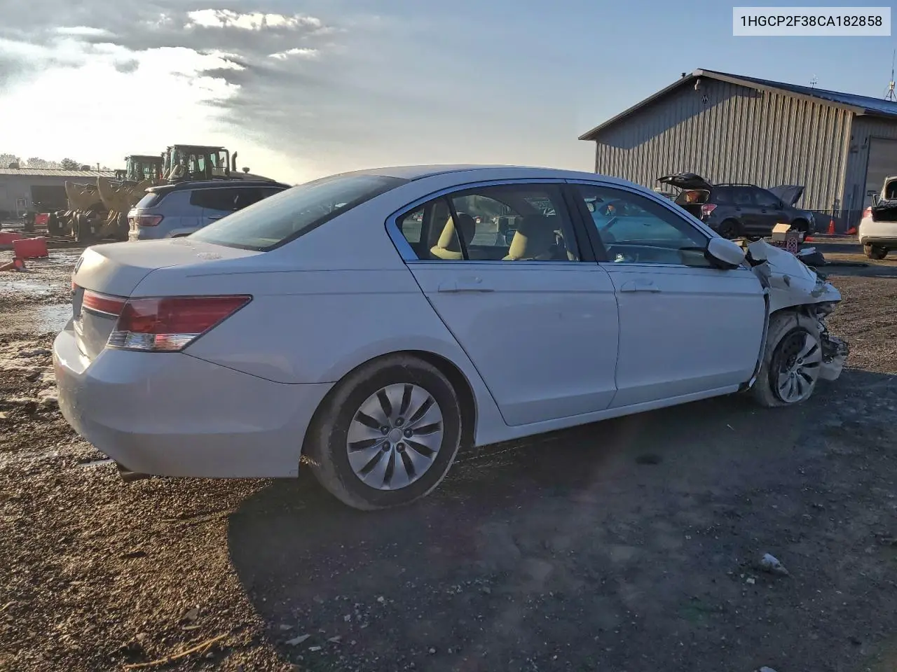 1HGCP2F38CA182858 2012 Honda Accord Lx