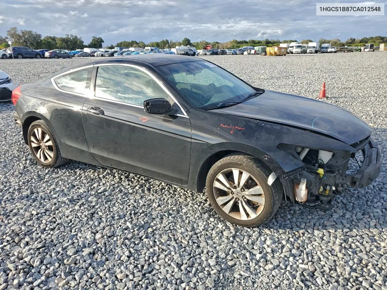 1HGCS1B87CA012548 2012 Honda Accord Exl