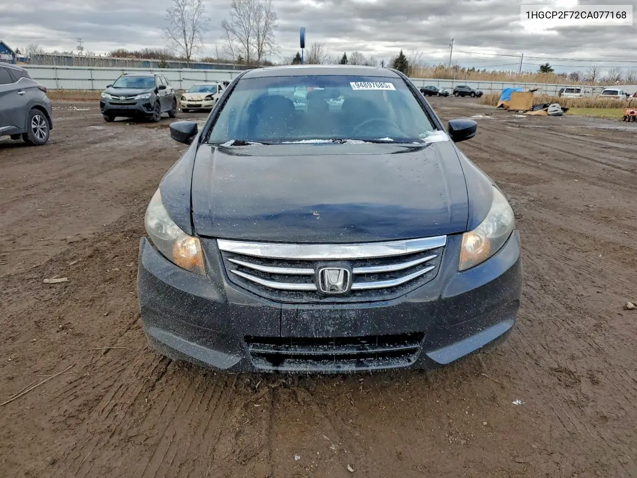 1HGCP2F72CA077168 2012 Honda Accord Ex