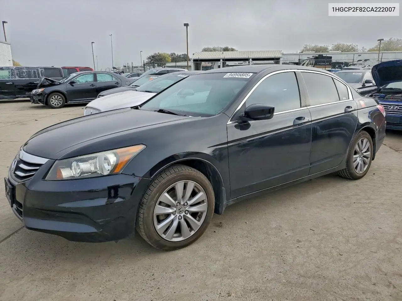 1HGCP2F82CA222007 2012 Honda Accord Exl