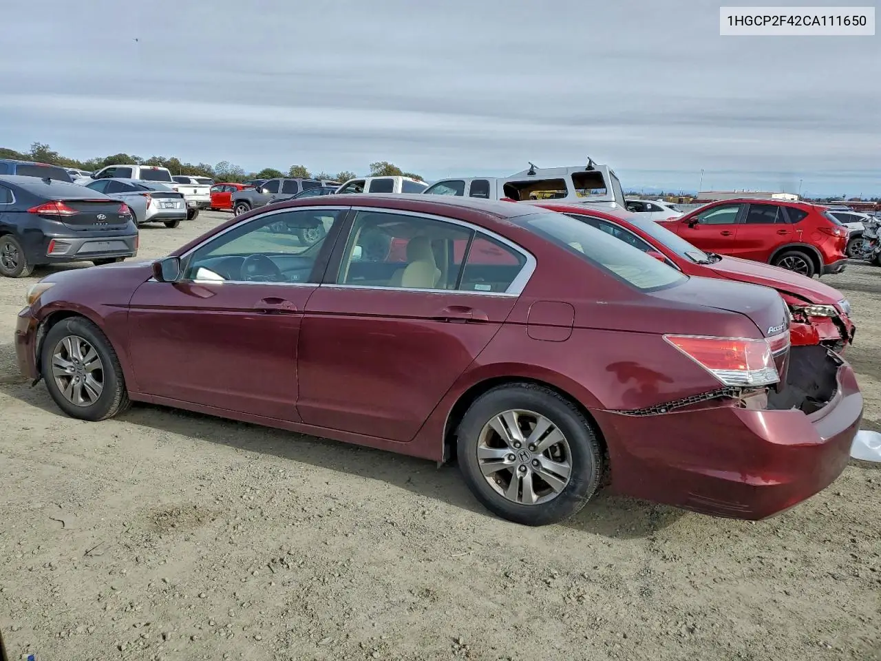 1HGCP2F42CA111650 2012 Honda Accord Lxp