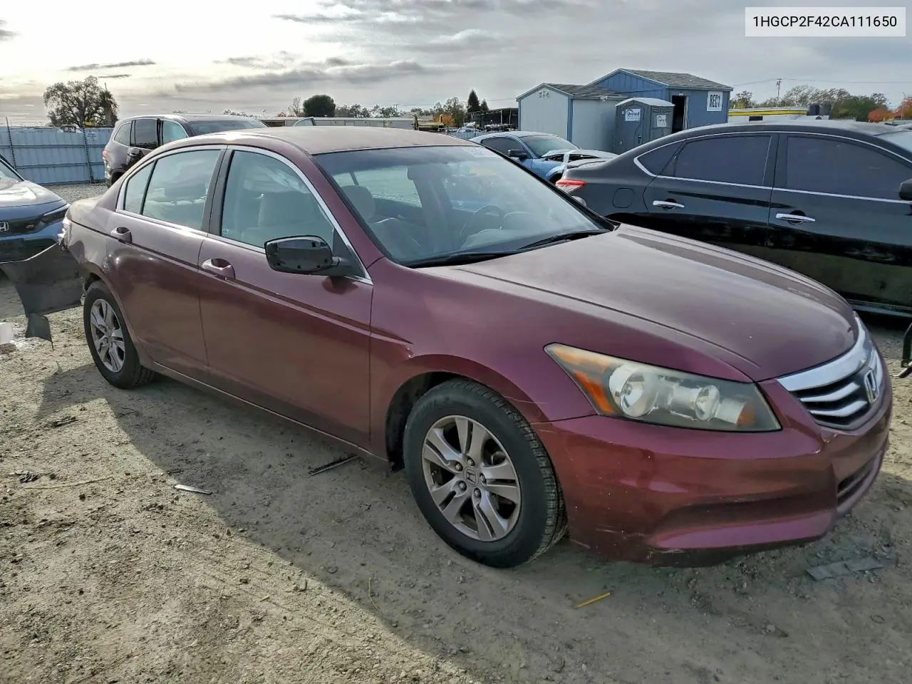 1HGCP2F42CA111650 2012 Honda Accord Lxp