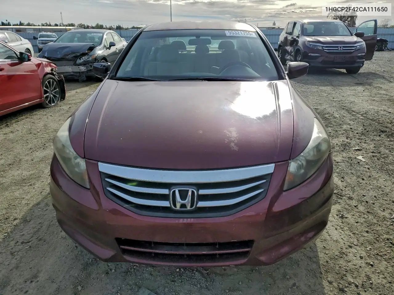 1HGCP2F42CA111650 2012 Honda Accord Lxp
