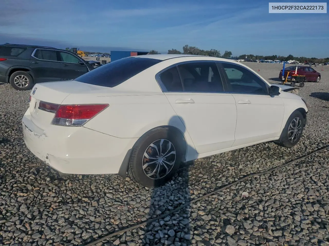 1HGCP2F32CA222173 2012 Honda Accord Lx