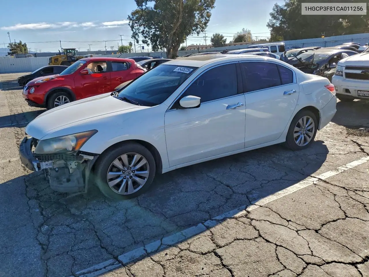 1HGCP3F81CA011256 2012 Honda Accord Exl