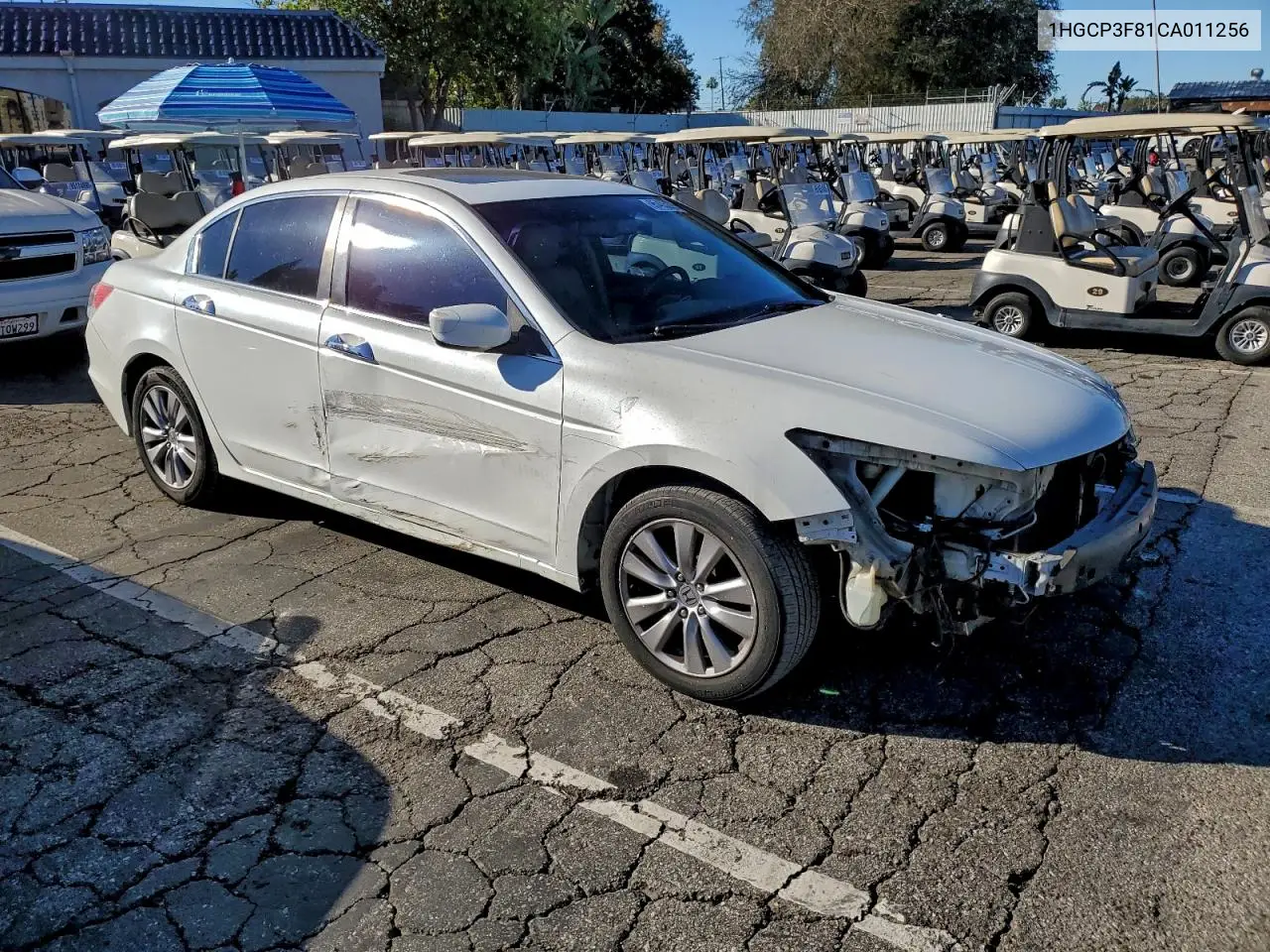 1HGCP3F81CA011256 2012 Honda Accord Exl