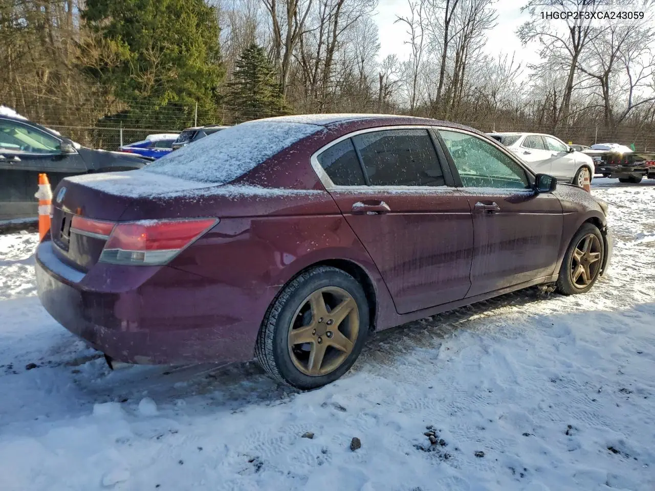 1HGCP2F3XCA243059 2012 Honda Accord Lx