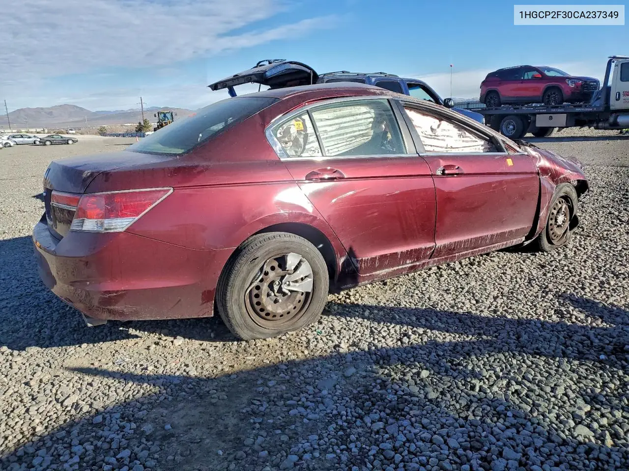 1HGCP2F30CA237349 2012 Honda Accord Lx
