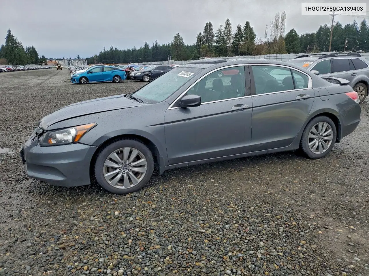 1HGCP2F80CA139403 2012 Honda Accord Exl