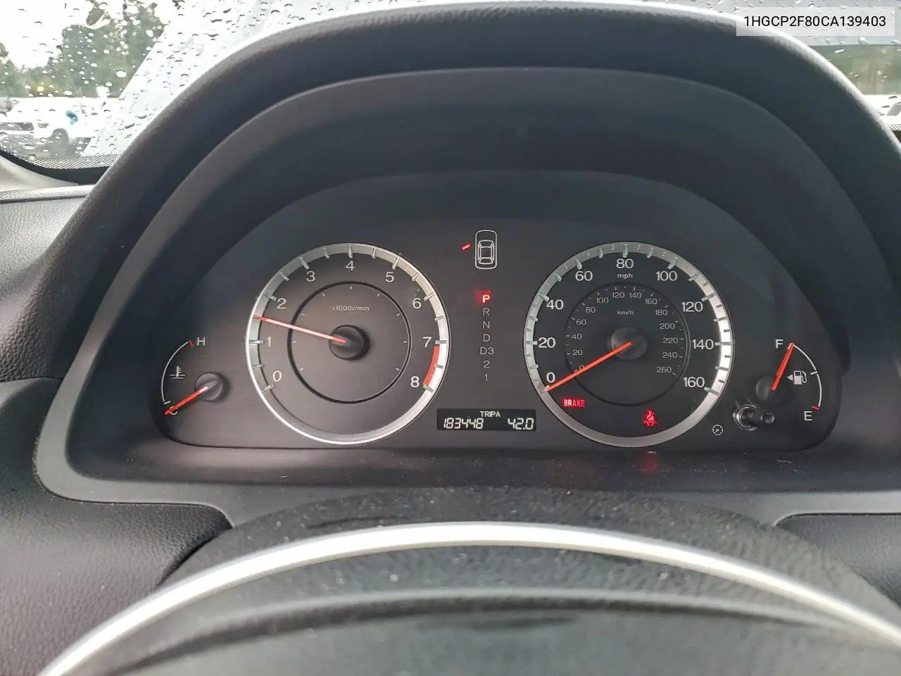 1HGCP2F80CA139403 2012 Honda Accord Exl