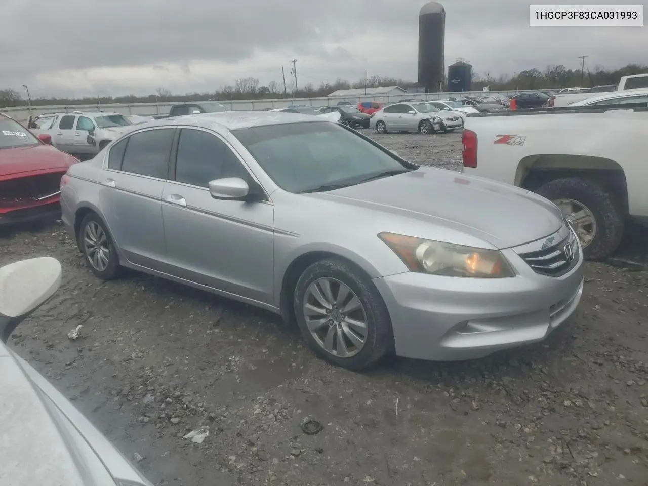 1HGCP3F83CA031993 2012 Honda Accord Exl
