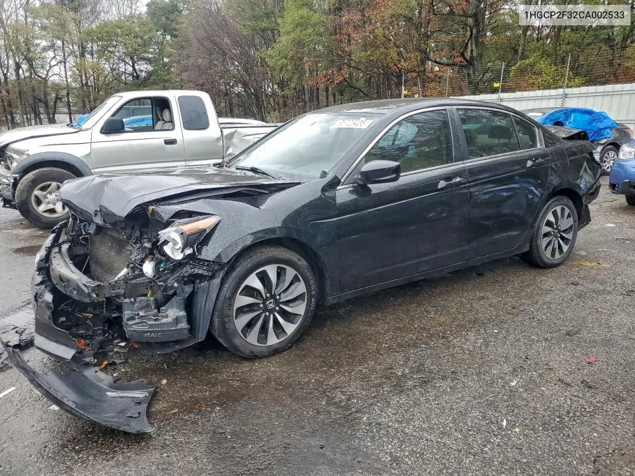 1HGCP2F32CA002533 2012 Honda Accord Lx