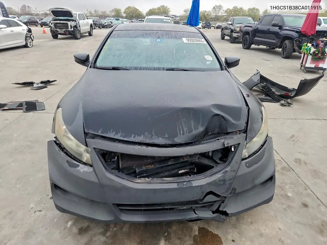 1HGCS1B38CA011915 2012 Honda Accord Lx