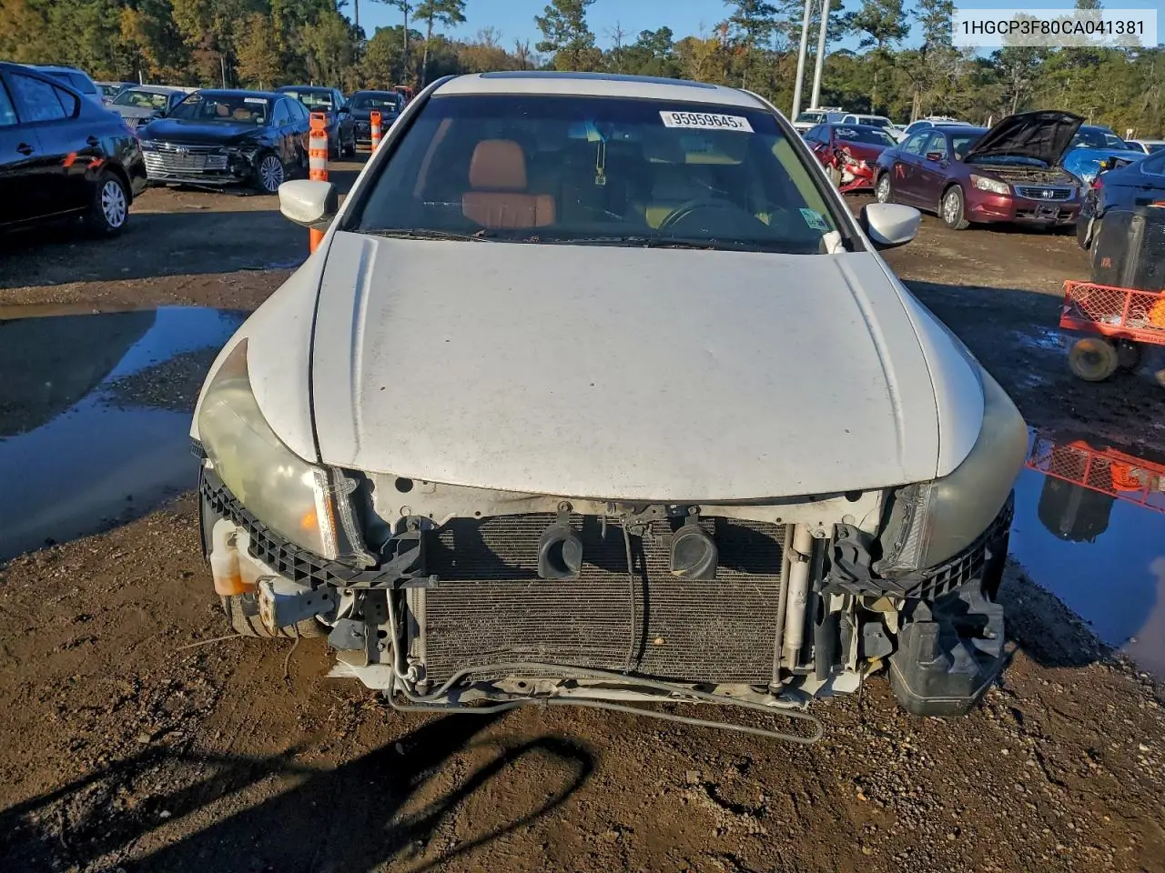 1HGCP3F80CA041381 2012 Honda Accord Exl