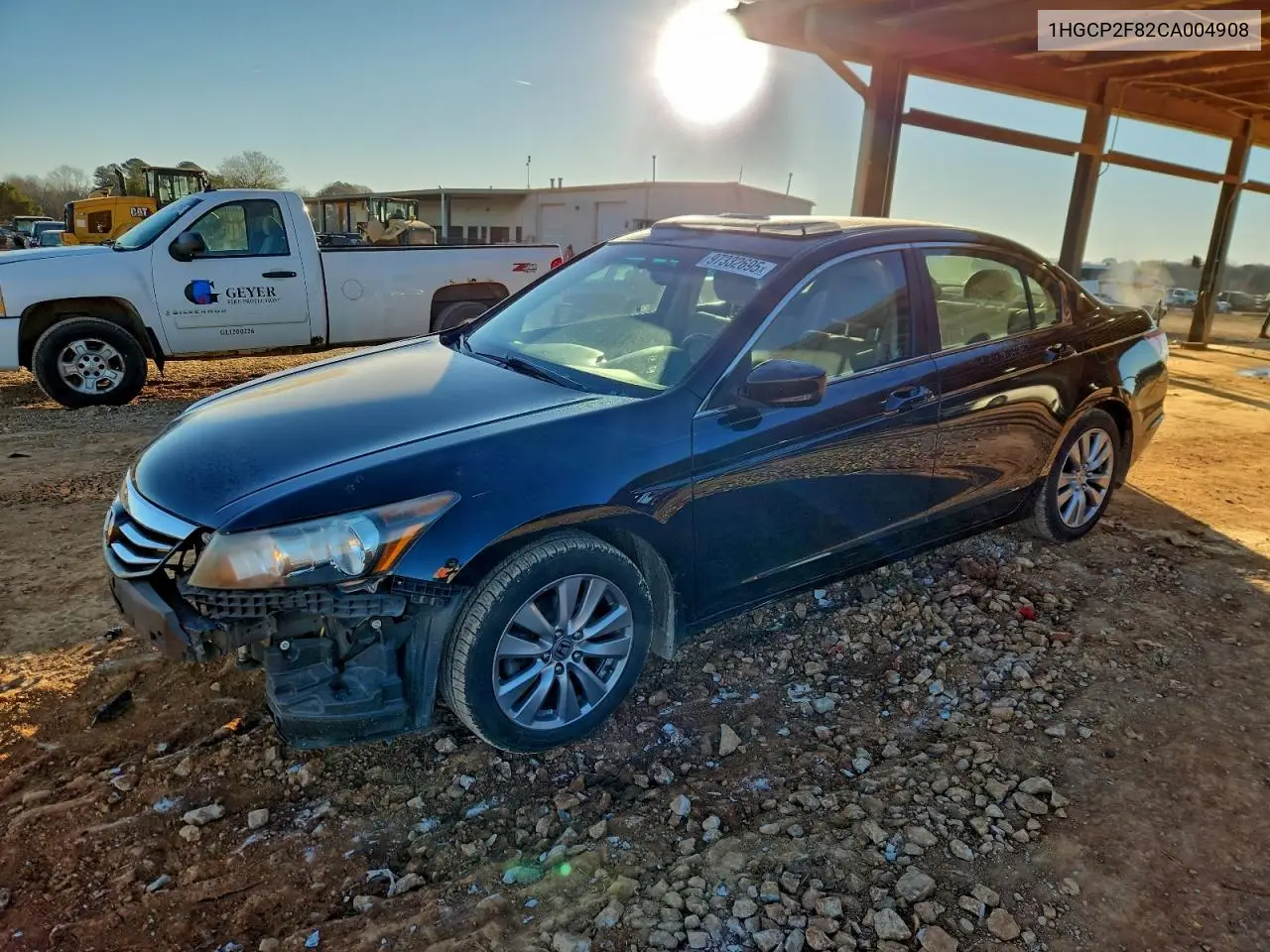 1HGCP2F82CA004908 2012 Honda Accord Exl