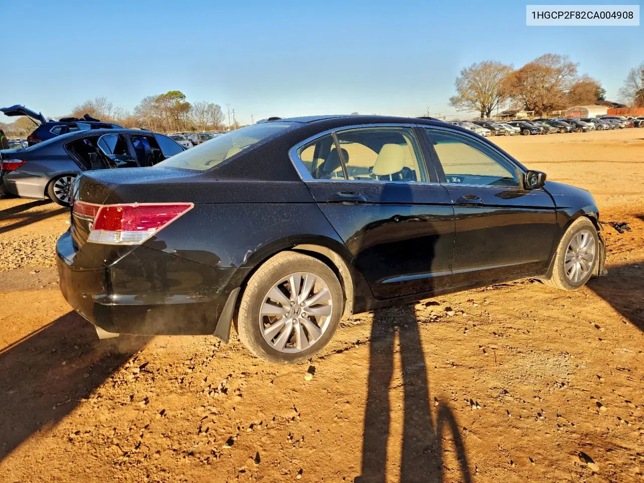 1HGCP2F82CA004908 2012 Honda Accord Exl