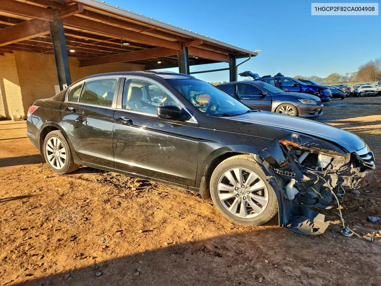 1HGCP2F82CA004908 2012 Honda Accord Exl