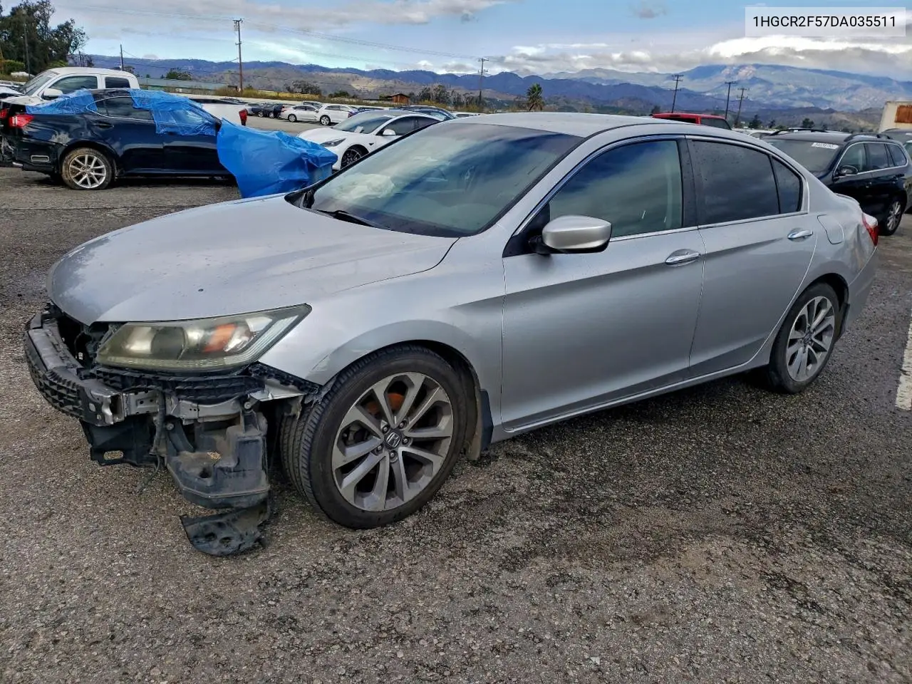1HGCR2F57DA035511 2013 Honda Accord Sport
