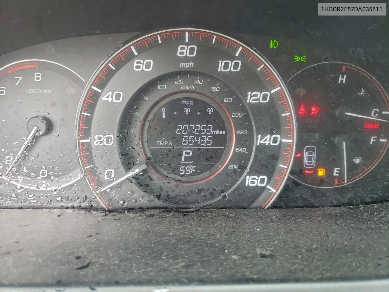 1HGCR2F57DA035511 2013 Honda Accord Sport
