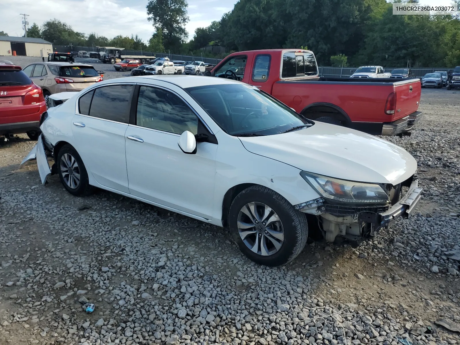 2013 Honda Accord Lx VIN: 1HGCR2F36DA203072 Lot: 62280114