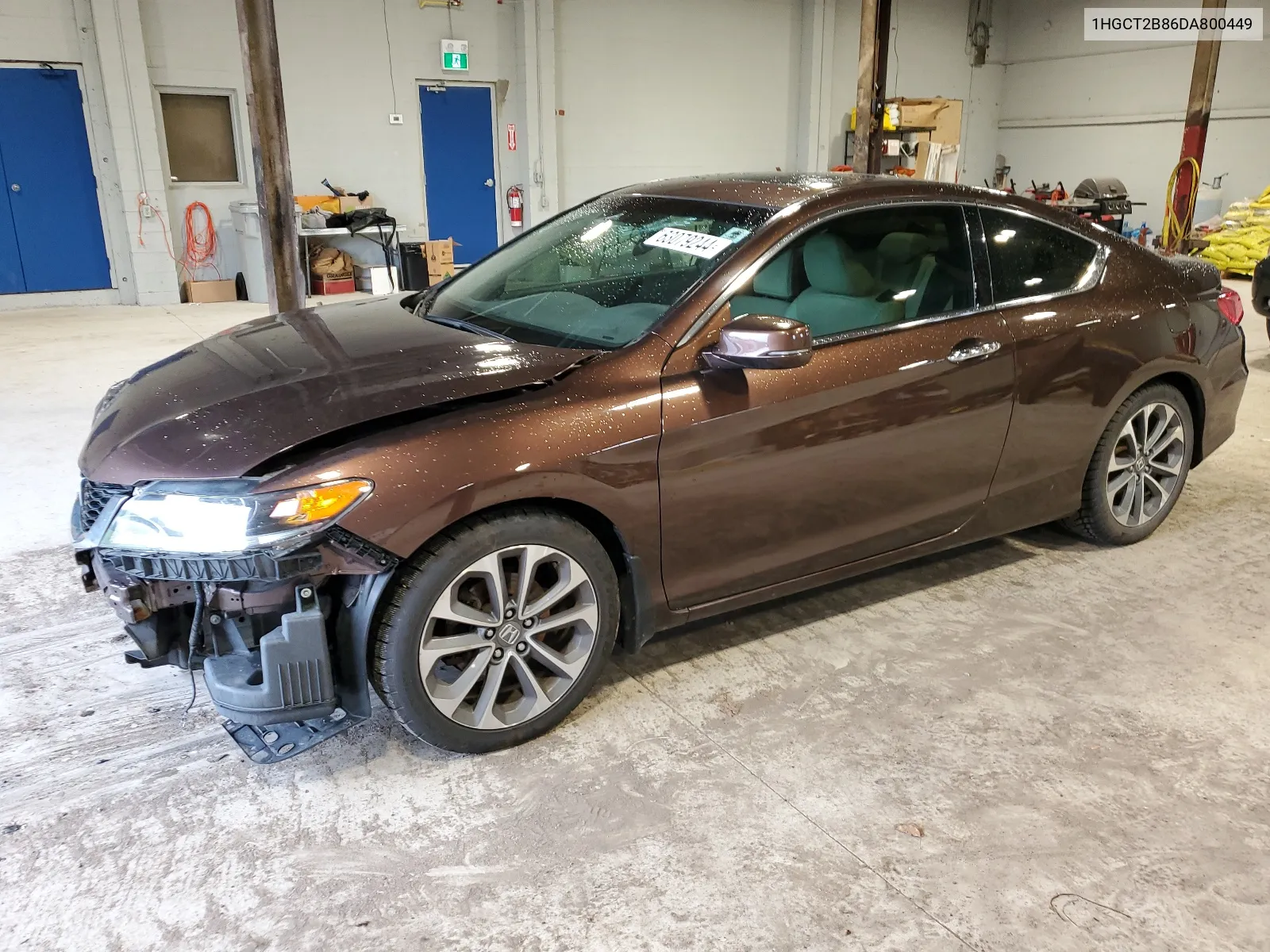 1HGCT2B86DA800449 2013 Honda Accord Exl