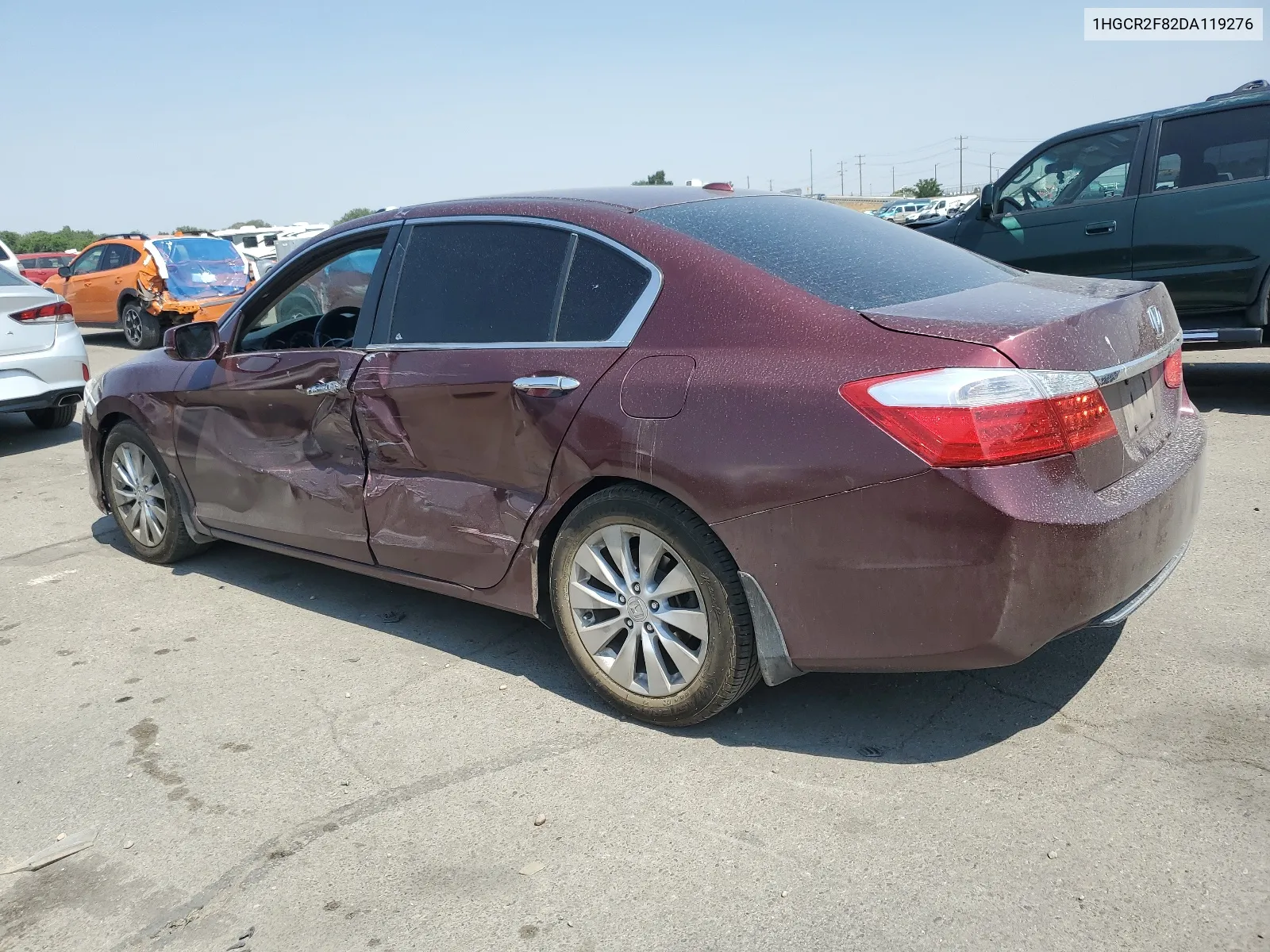 2013 Honda Accord Exl VIN: 1HGCR2F82DA119276 Lot: 65551134