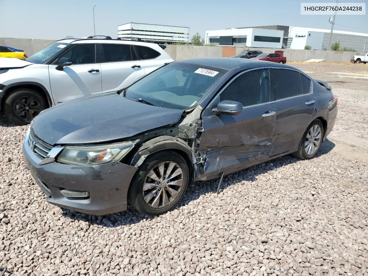 2013 Honda Accord Ex VIN: 1HGCR2F76DA244238 Lot: 71076964