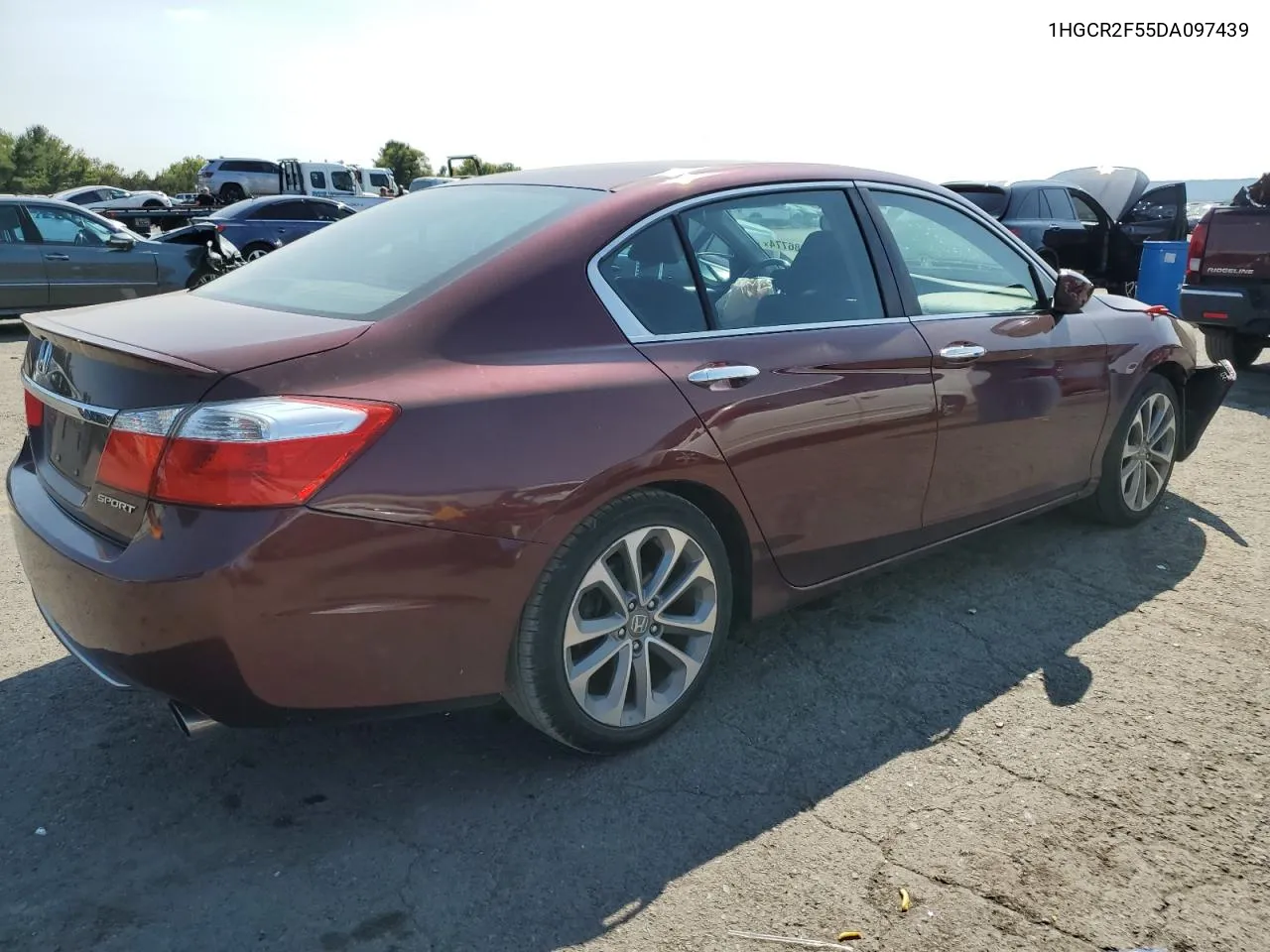 2013 Honda Accord Sport VIN: 1HGCR2F55DA097439 Lot: 71386774