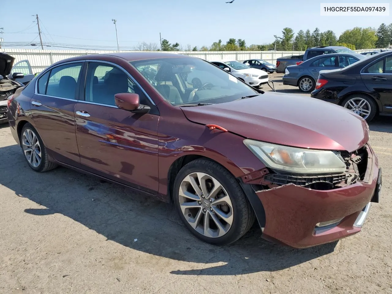 2013 Honda Accord Sport VIN: 1HGCR2F55DA097439 Lot: 71386774