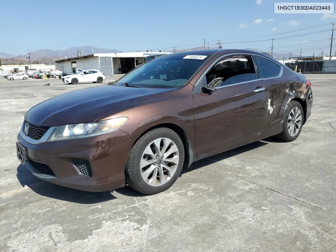 1HGCT1B30DA023443 2013 Honda Accord Lx-S