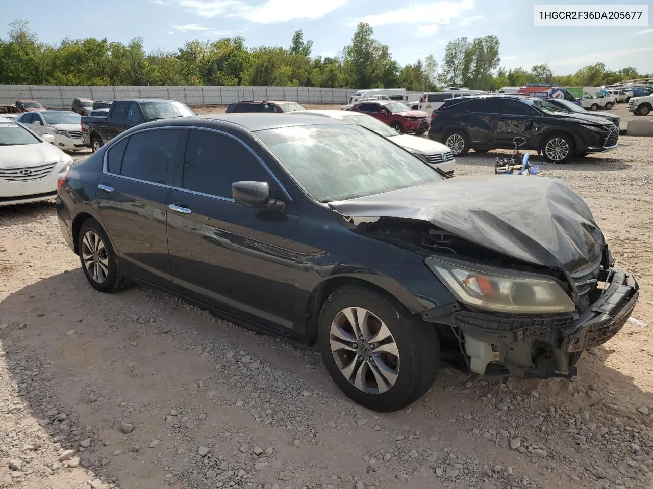 1HGCR2F36DA205677 2013 Honda Accord Lx