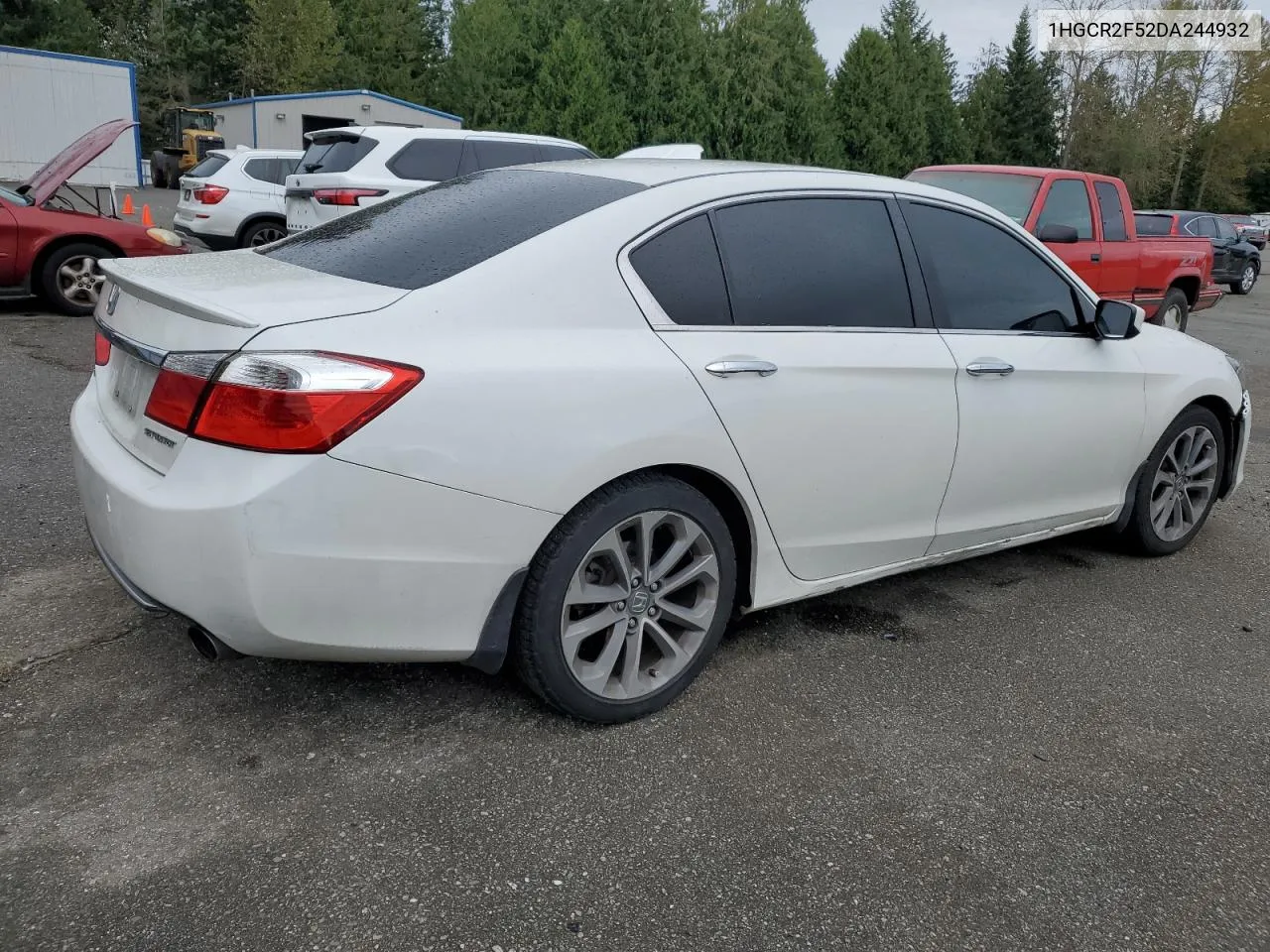 1HGCR2F52DA244932 2013 Honda Accord Sport