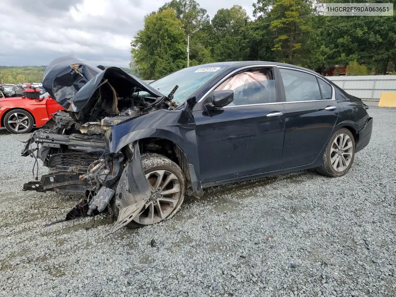 1HGCR2F59DA063651 2013 Honda Accord Sport