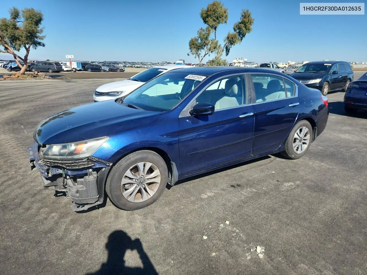 1HGCR2F30DA012635 2013 Honda Accord Lx