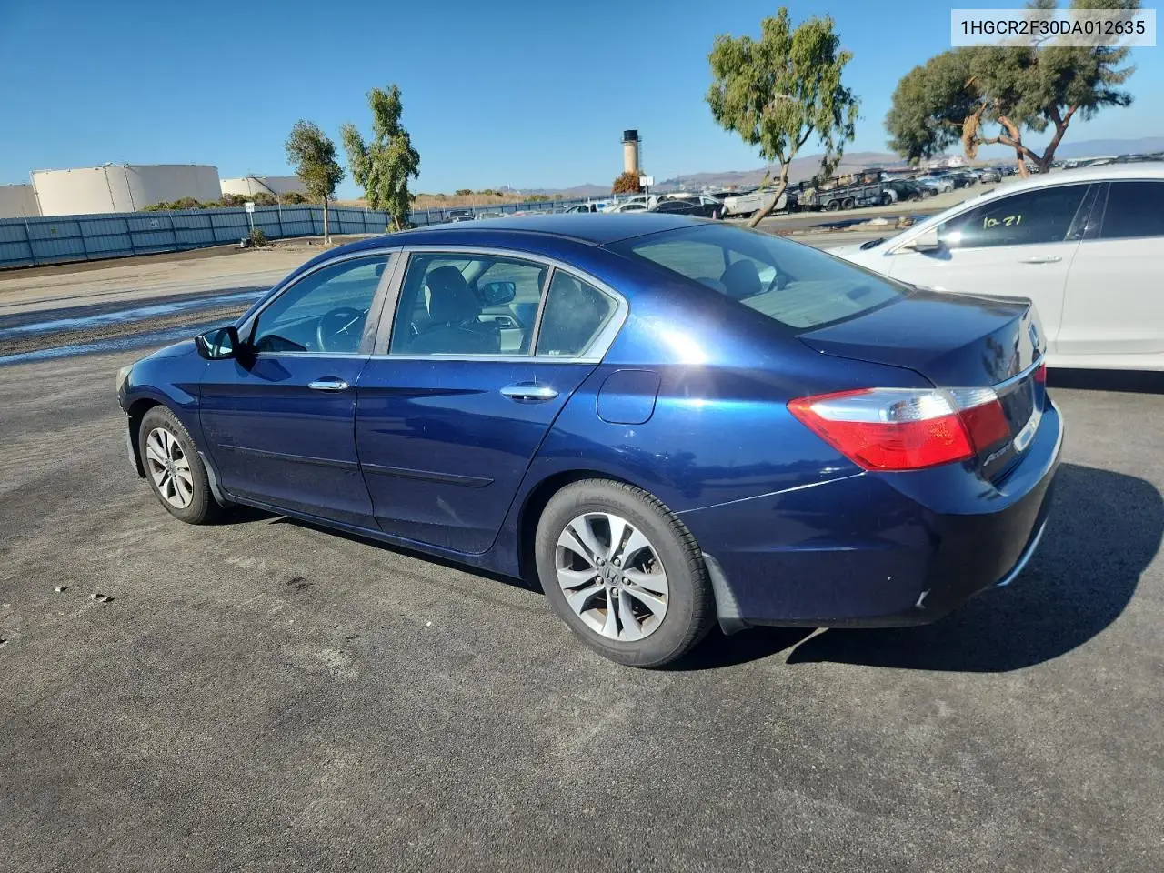 1HGCR2F30DA012635 2013 Honda Accord Lx