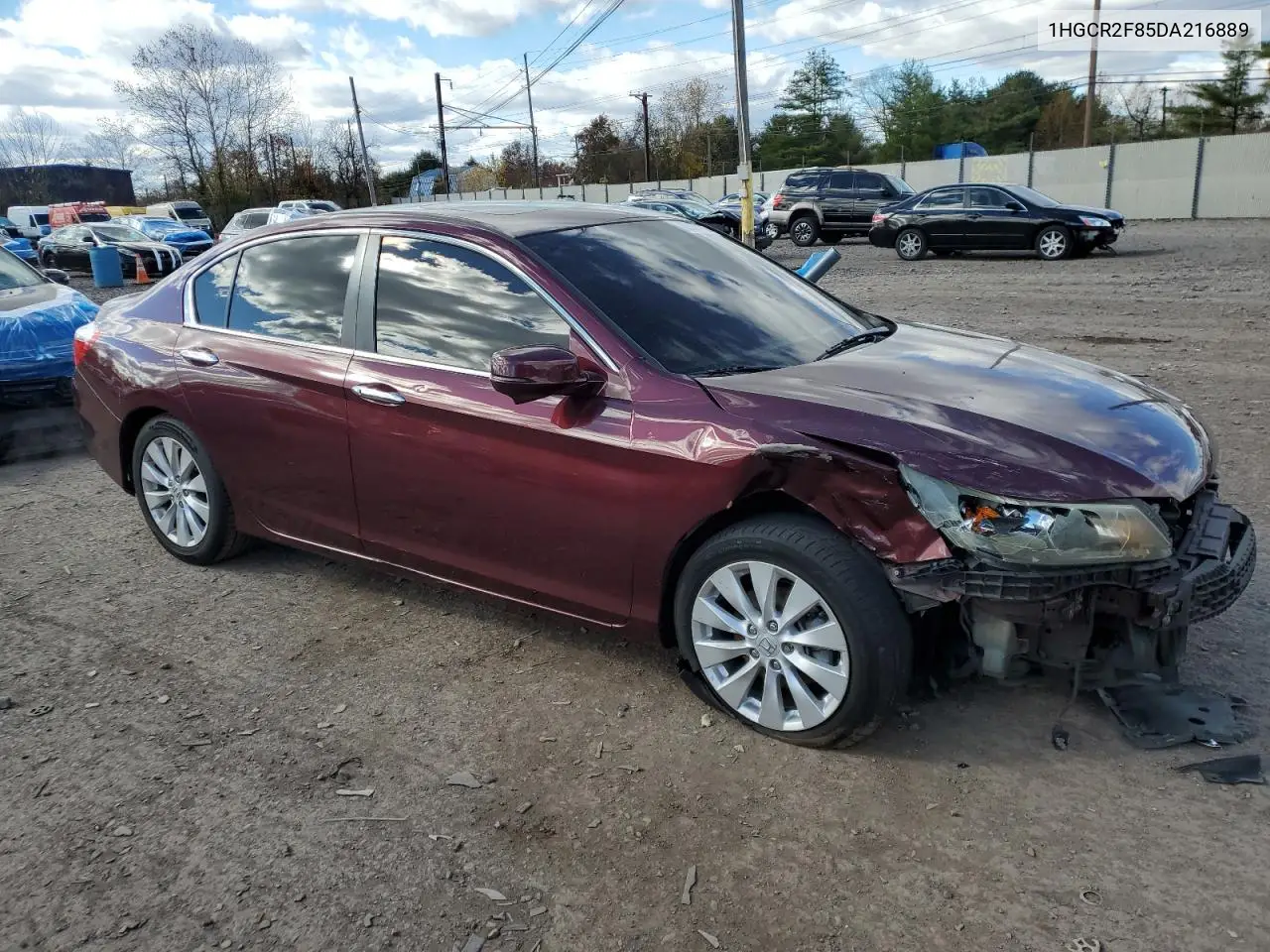 1HGCR2F85DA216889 2013 Honda Accord Exl