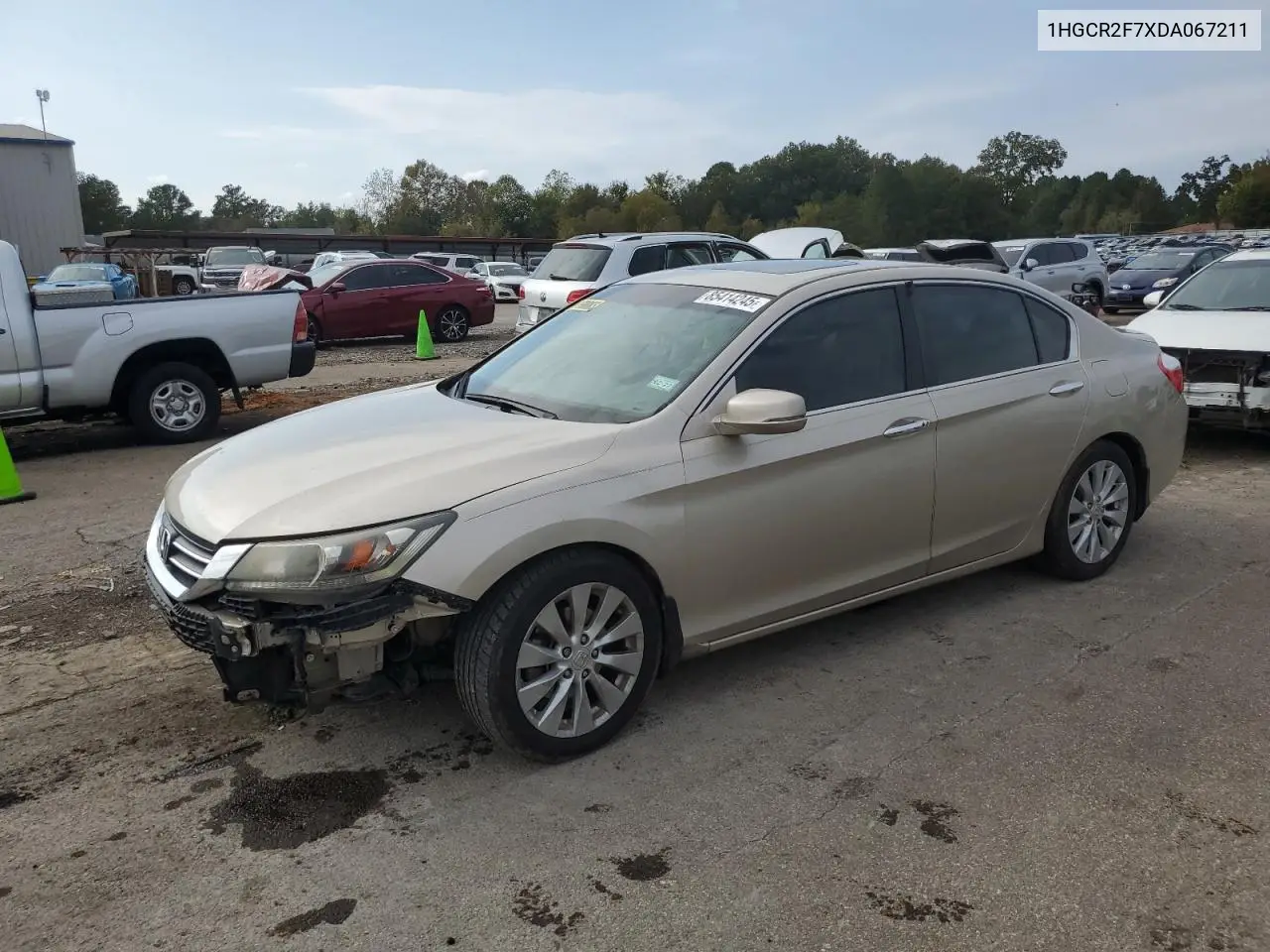 1HGCR2F7XDA067211 2013 Honda Accord Ex