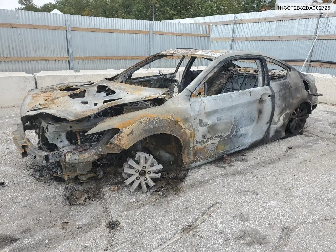 1HGCT2B82DA002725 2013 Honda Accord Exl