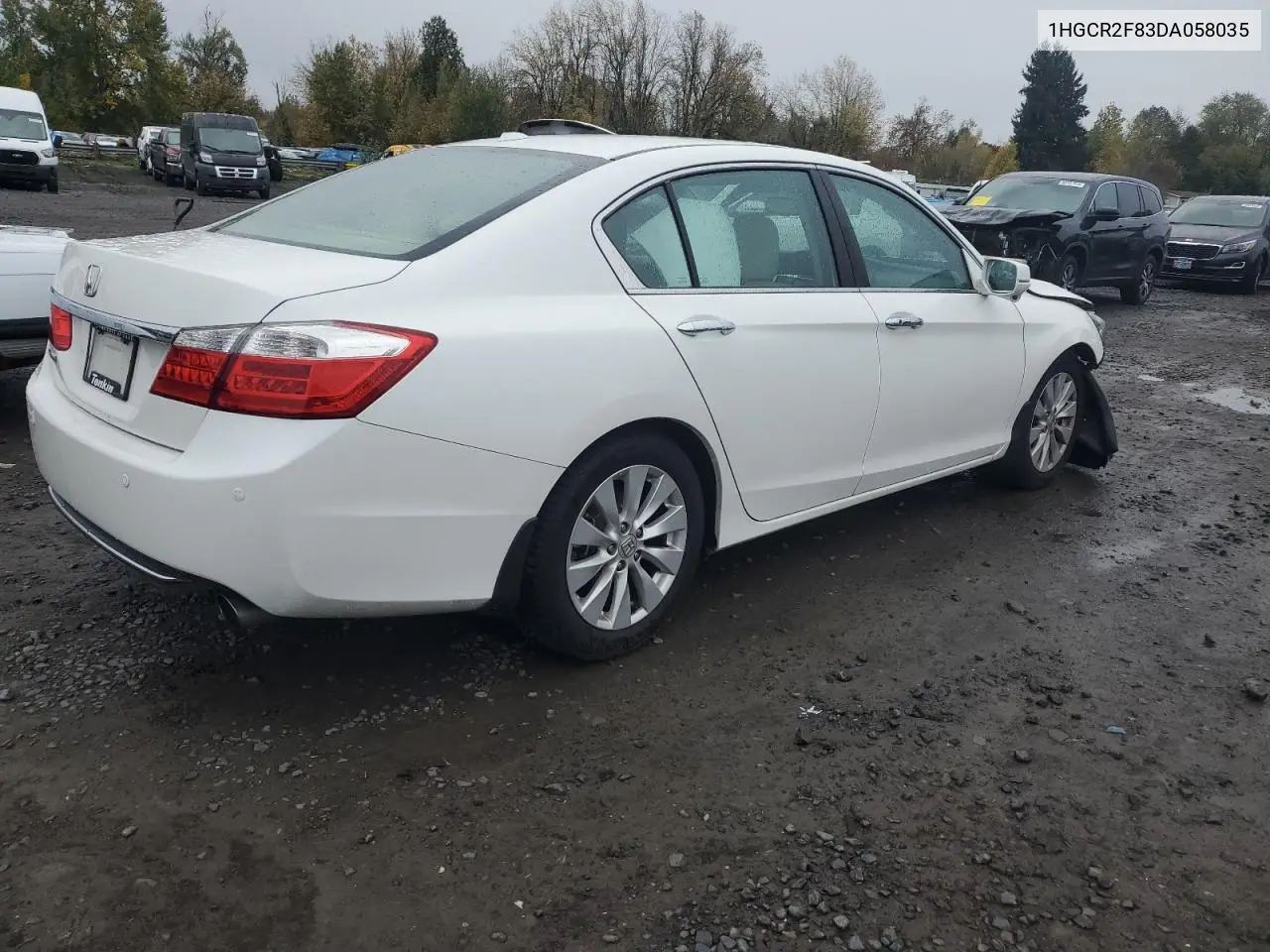 1HGCR2F83DA058035 2013 Honda Accord Exl