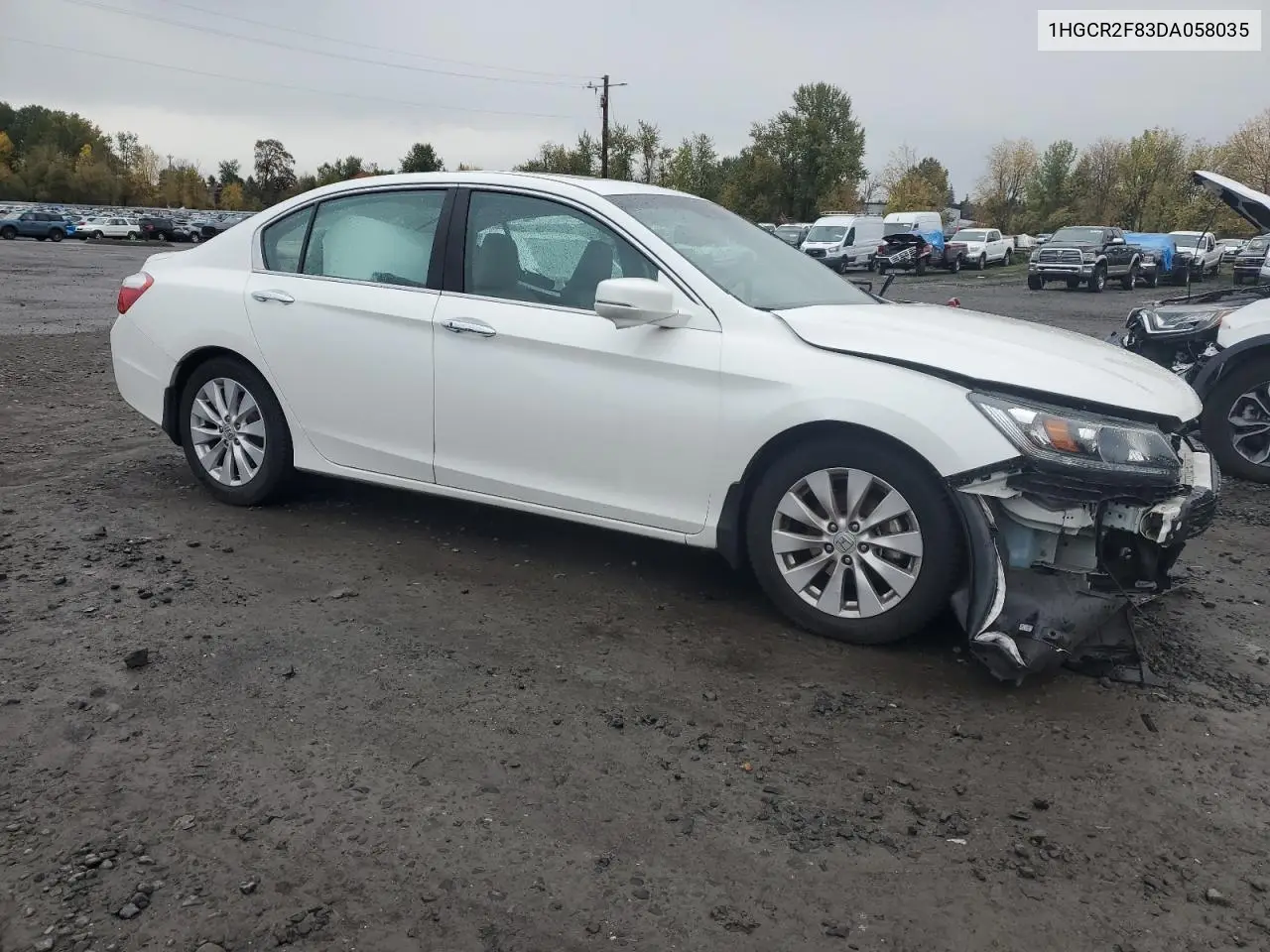1HGCR2F83DA058035 2013 Honda Accord Exl
