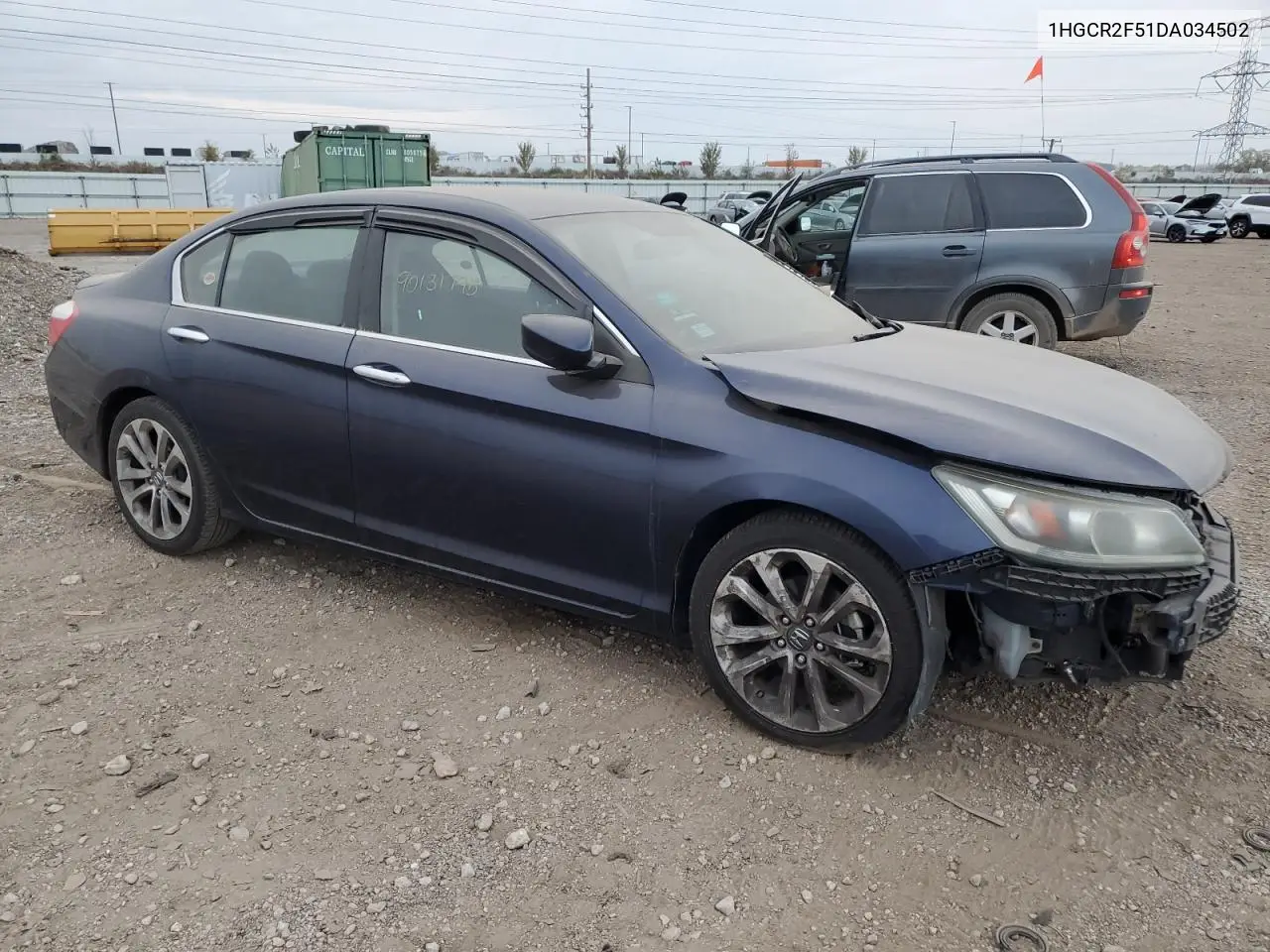 1HGCR2F51DA034502 2013 Honda Accord Sport