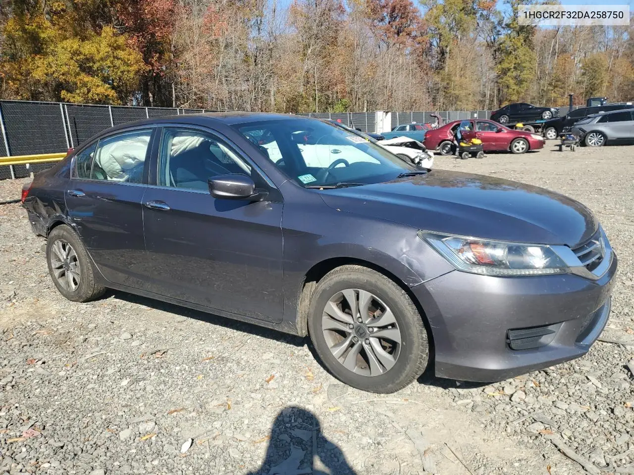 1HGCR2F32DA258750 2013 Honda Accord Lx